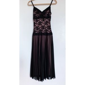 SOLD Elegant Lace Black Dress